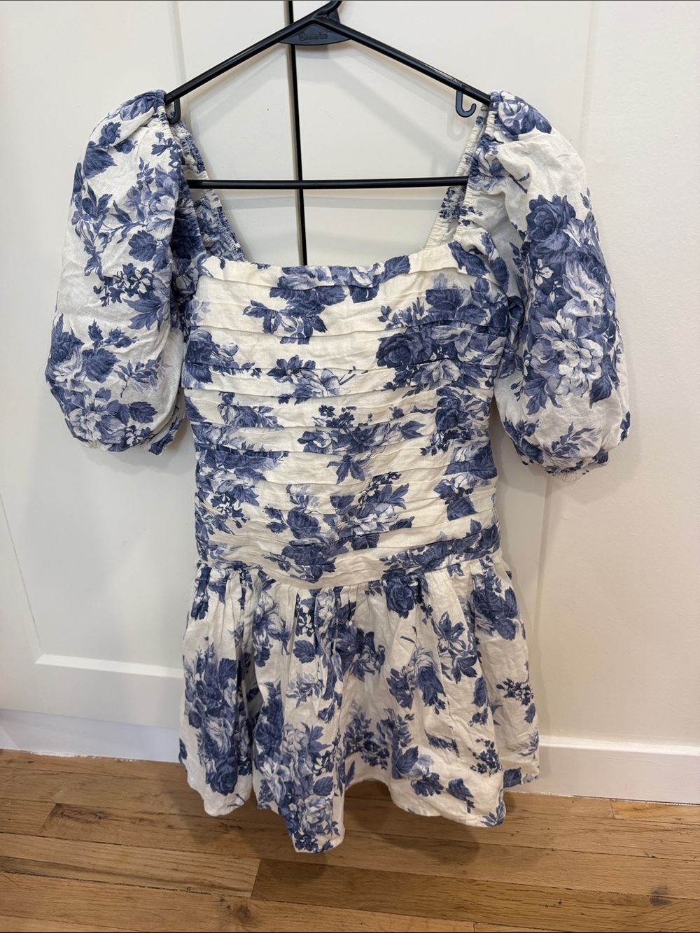 Abercrombie & Fitch Blue and White Floral Mini Dress